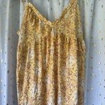 Candie's NWT Juniors Ditsy Floral Mini Ruffle Trim Self Tie Straps Cami Top L Photo 0