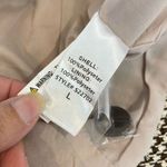 Mustard Seed Womens Houndstooth Sweetheart Neck Button-Up Vest Brown Small NWT Photo 5