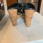 White House | Black Market WHBM Black 4inch cork bottom sandels Photo 2