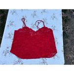 Vintage 90s Inner Most sheer babydoll Red lingerie top size large Valentines Photo 6