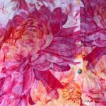 Soft Surroundings Altura Gauze Floral Button Up Shirt Tunic Striped Blouse Photo 3