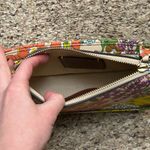 Coach  Swinger 20 ivory floral flower multi zip top mini armpit bag long strap Photo 6