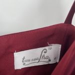 TSP Maxi Dress Burgundy Spaghetti Strap Slit Evening Formal XS Red Photo 2