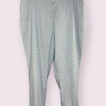 Bill Blass  Jeans  Black White Gingham Ankle Pants Rolled Hem Size 14 Stretch NWT Photo 0