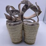 Eric Michael soft leather espadrille wedge sandals women Size 37/ 6US Photo 3