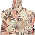 Calvin Klein  flower print hoodie shirt size large Photo 0