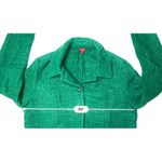 Guess Nobby Tweed Blazer Jacket XL Gold Buttons Retro Cropped Preppy Textured Photo 5