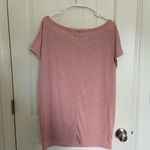 EUC Poetsky‎ women’s light pink short sleeve shirt loose relaxed casual large Photo 4