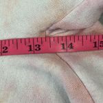 Danzy Pink Orange Tie Dye Elastic Waist Sweat Shorts XS Raw Hem Casual Leisure Pink Photo 7