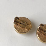 Givenchy  Vintage Gold Tone Clip On Earrings Photo 7
