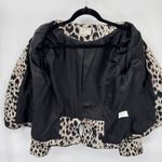 Alberto Makali  Blazer Jacket Womens 12 Dracron Gray Black Animal Print Lined VTG Photo 10