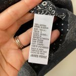 James Perse  V-Neck Patchwork Top Black‎ Combo 1 equals S Photo 4