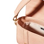 Anthropologie Aidy Pink Faux Leather Barrel Bag Photo 8