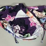 La Blanca Purple Rose Roses Floral Print Luxury Designer Swim-Skirt Bikini Bottoms Swimwear Size 4 🌺 Photo 3