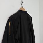 ALBION FIT Black Zip Front Bomber Jacket Size XL Photo 5