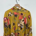 Free People  Silky Nights Oversized Button Down Shirt size XS Bohemian Hippie Photo 5