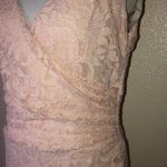 Bill Levkoff women’s lace blush pink bridesmaid gown Photo 2