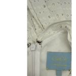 Cece by Cynthia Steefe White Sleeveless Eyelet Mini Dress Size 2 Photo 2