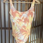 Madewell Second Wave Tank One-Piece Swimsuit in Tie-Dye Print Photo 4
