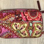 Vera Bradley  Resort Medallion Paisley Pink Red Medium Zipper Wallet Photo 0
