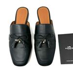 Coach black leather mules, size 8.5, EU39 Photo 0