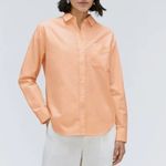 Everlane NWT The Relaxed Oxford Button Down L/S Shirt in Apricot Sz 0 Photo 1