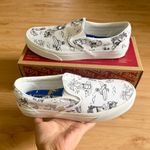 Vans Classic Slip-On Low Tide / True White Women 8.5 US Mens 7.0 US Photo 4