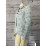 Brooks Brothers  Blazer Blue/ Cream Diamond design size 12 Photo 3