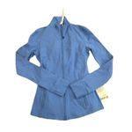 Lululemon Define Jacket Luon Blue Nile, Size 8 Viral Bbl Athletic Jacket New Photo 1