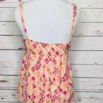 Decree Coral Pink Layered Boho Tank Top Size Medium Photo 7