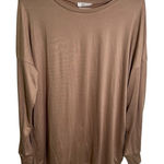 Ekouaer Long Sleeve Pajama Top Beige M Photo 0