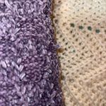 Dearfoams The Original Dearfoam Slipper Sox’s Lavender/Grey Fleece Lining Thick Warm Cozy Photo 3