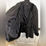 Katherine New York Plus Wool Ruffle Black Jacket Blazer Pockets Size 3X Photo 11