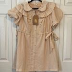 Listicle Cream Midi Dress Photo 0