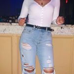 Garage  Long Sleeve Top White Photo 2