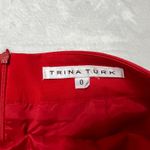 Trina Turk  Faux Wrap Mini Skirt Size 0 Classic Office Holidays Valentines Day Photo 7