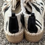 DV by Dolce Vita Black and White Striped Sneakers Size 7 Photo 4