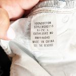 Signature 8 Two-Tone Cotton High Waisted Straight Leg Jeans Blue Large Photo 5