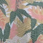 SK &‎ Company Blazer Tropical Leaf Print Button Front Career Jacket Silk Size M Pink Size M Photo 5