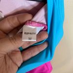 B2Prity One Piece Neon 1980s Medium Swim Suit Pink Photo 5