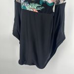 Sea Angel  One Piece Swimsuit Halter Floral Green Pink Black Boho Size 3X Photo 5