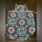 Loft Blue and Red Boxy Sleeveless Tank Top Size M NWOT Photo 6