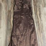 Jovani Beautiful Brown Prom Dress Evening Gown SZ6 Photo 0