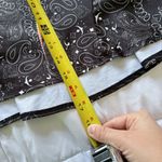 Lucky In Love Tennis Golf Skort Skirt Black Stretch Womens Size XXL Paisley Photo 3