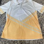 Nike  White and Orange Athletic Shirt Photo 0