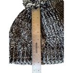 Rebecca Minkoff Hat Set Womens One Size Black Marled Knit Beanie Arm Warmers Photo 8