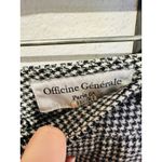 OFFICINE GÉNÉRALE Black White Houndstooth 100% Wool Celeste Pants size 42 Photo 5