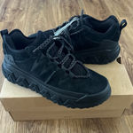 UGG  black suede waterproof lace up shoes sneakers women’s 7 new Photo 0