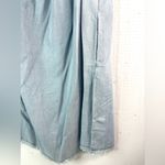 Hem & Thread  S Chambray Raw Hem Pocketed Peasant Dress Photo 3