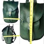 Coach  Bottle Green Leather Weekend Backpack Large Daypack 9943 USA COA Photo 12